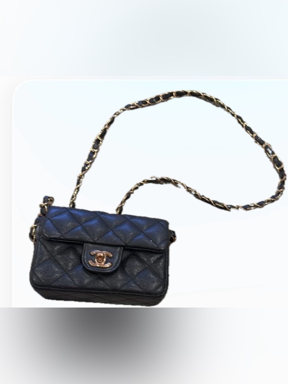 Classic Quilted Black Chain-Crossbody/ Shoulder Bag